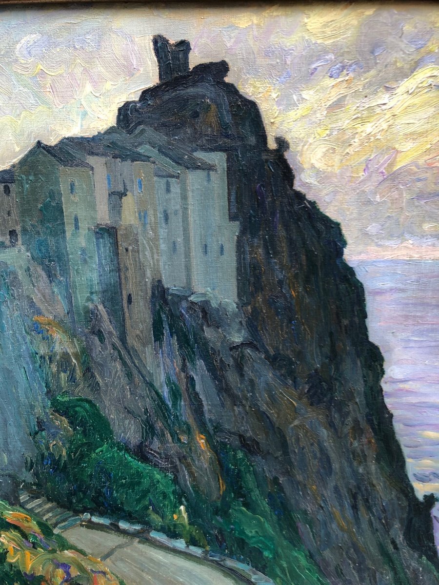 View Of Nonza, Corsica By Raymond Thibesart-photo-4