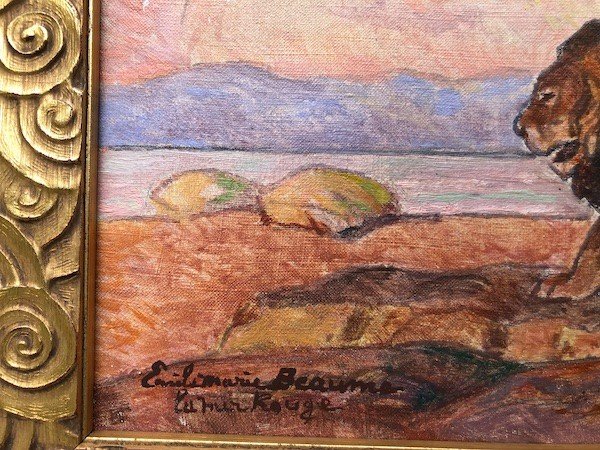 Le Lion De La Mer Rouge Par Emile Beaume -photo-3
