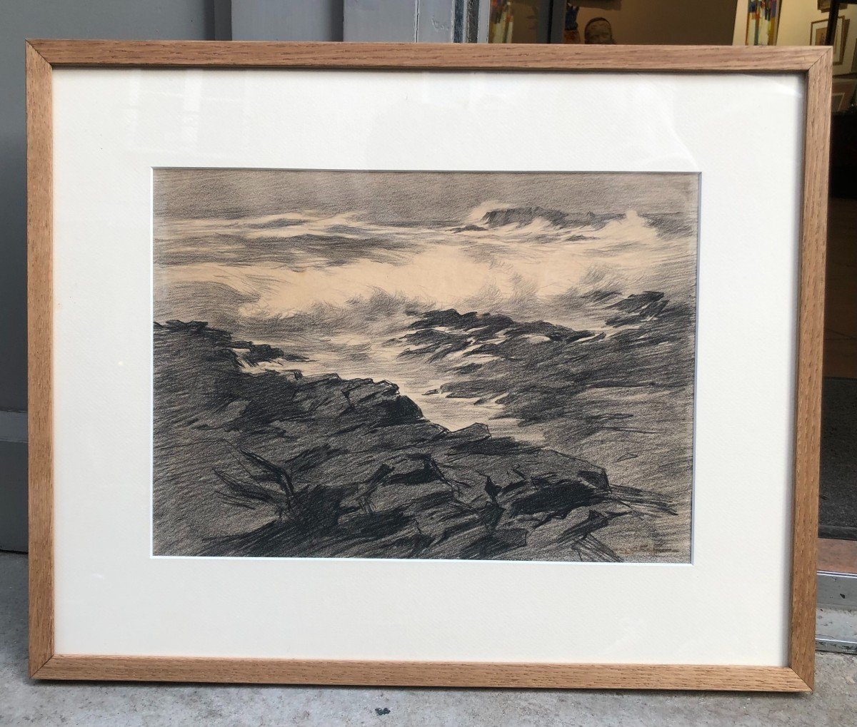Waves In Finistère By Henry Cheffer -photo-2
