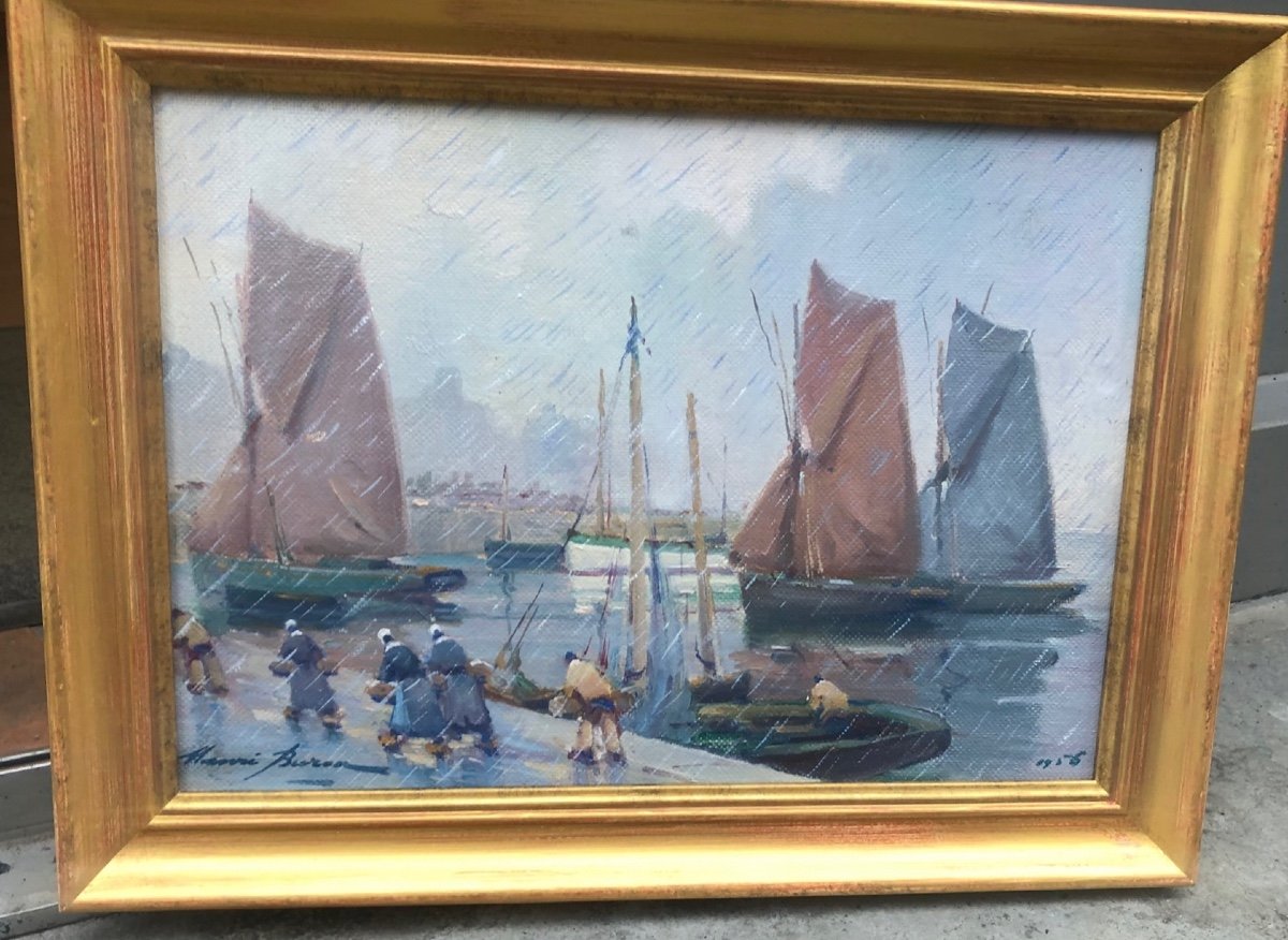 La Pluie En Bretagne Par Henri Buron -photo-2