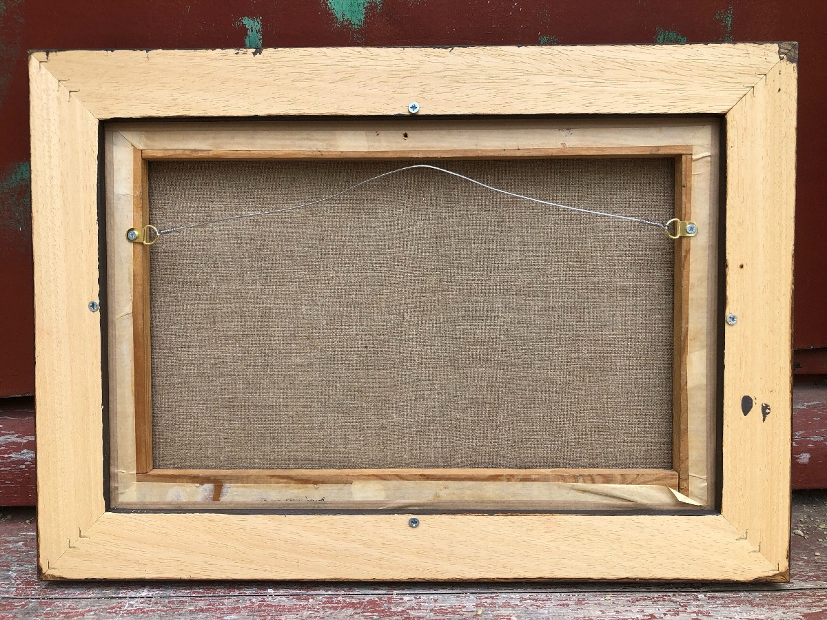 Petit port en Bretagne par André Even (1918-1997)-photo-1