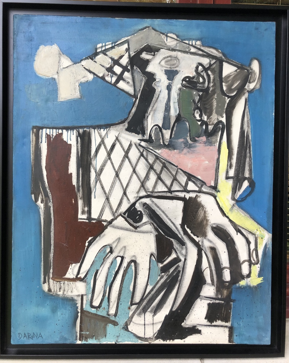 Portrait cubiste par Jean Darna 