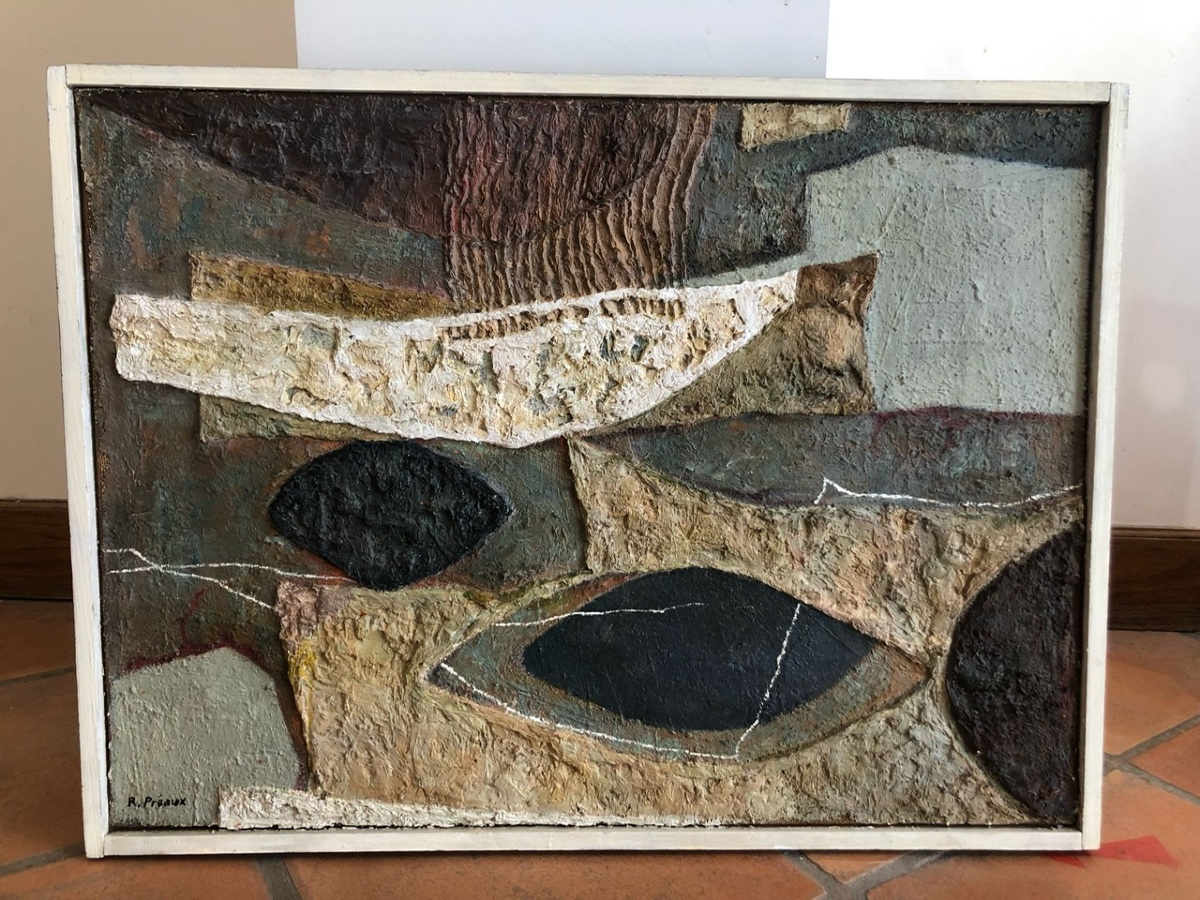 Abstract Painting By Raymond Préaux Known As The Agent -photo-2