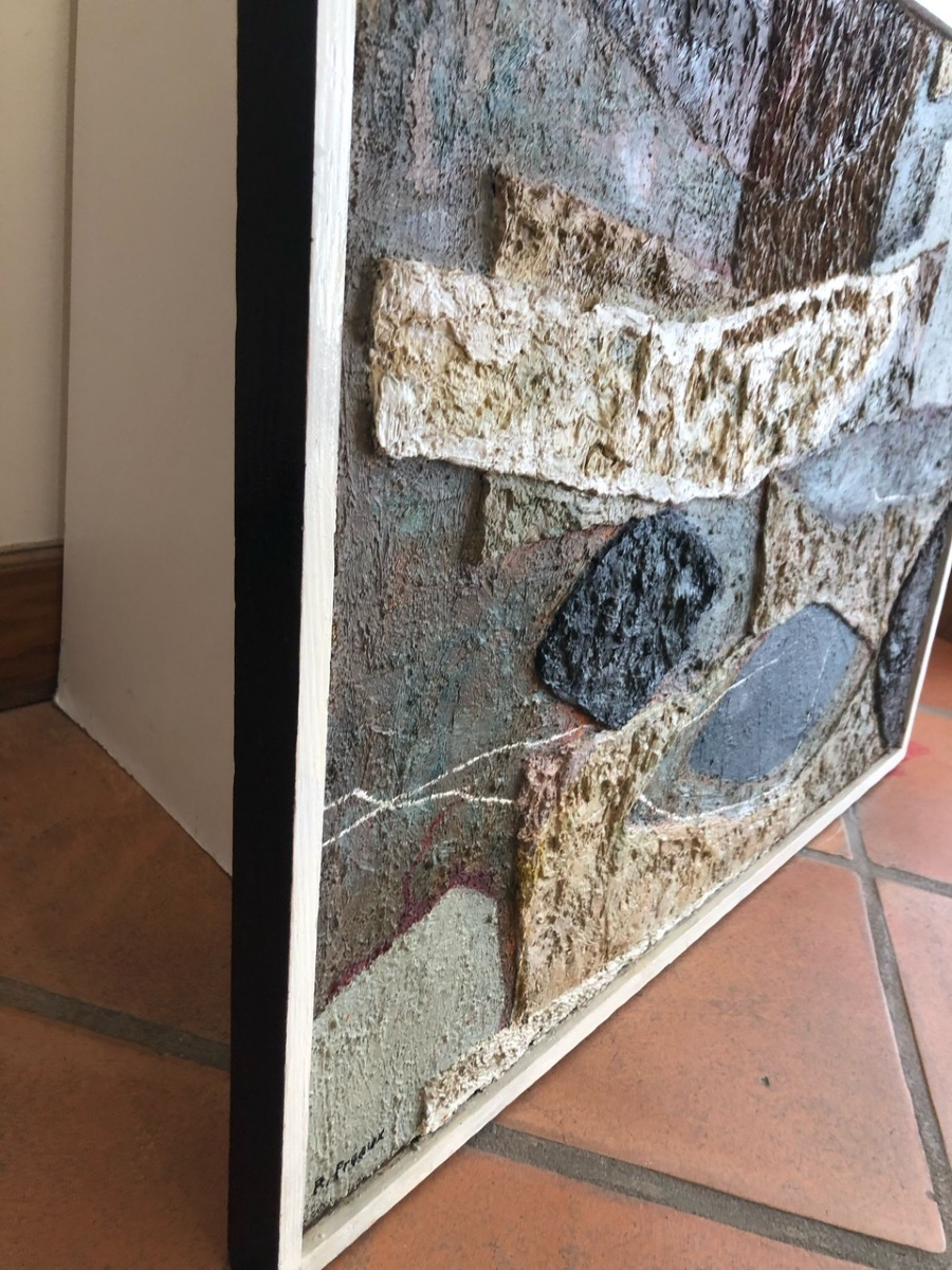 Abstract Painting By Raymond Préaux Known As The Agent -photo-3