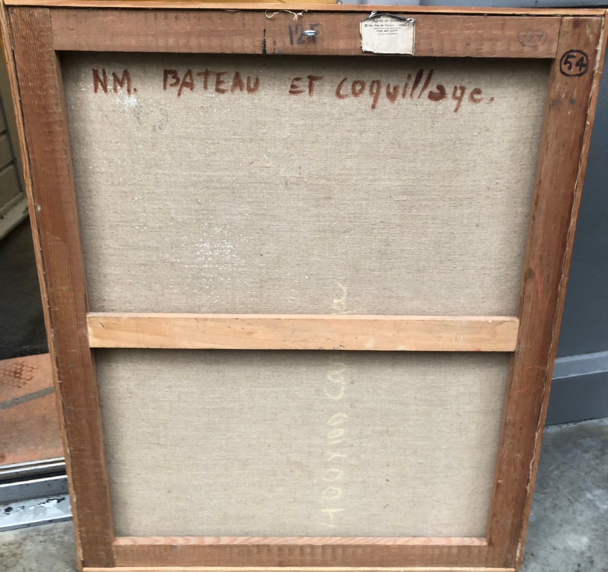 Nature morte au bateau et coquillage par Nicolas Carréga -photo-4