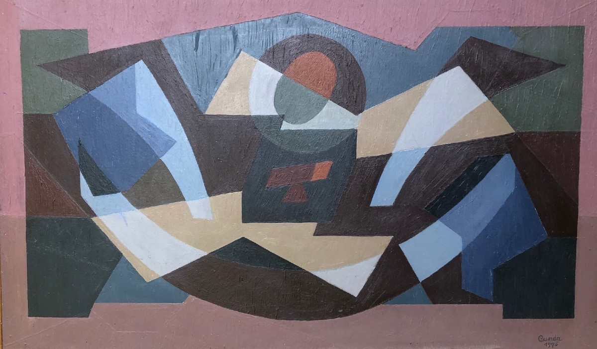 Composition abstraite par Claude Cunda