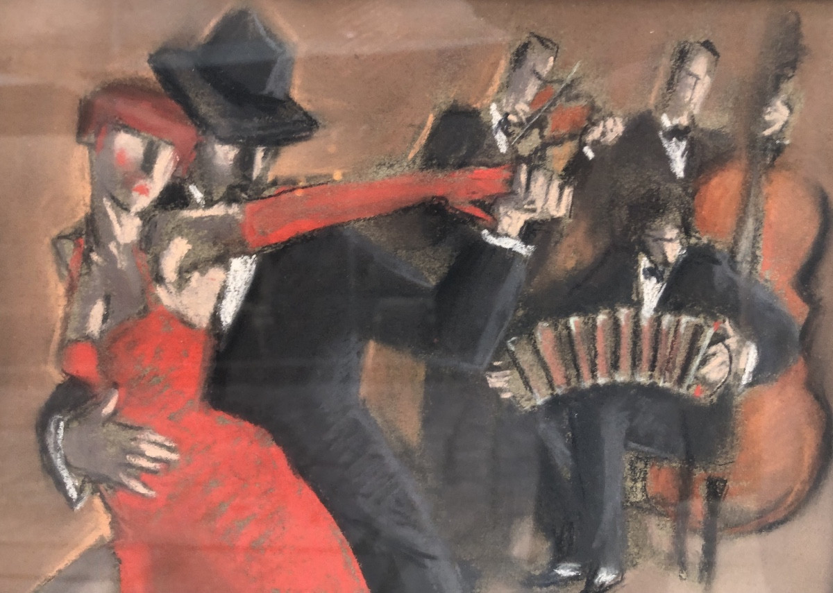 danseurs de Tango et orchestre par Mariano Otéro-photo-2
