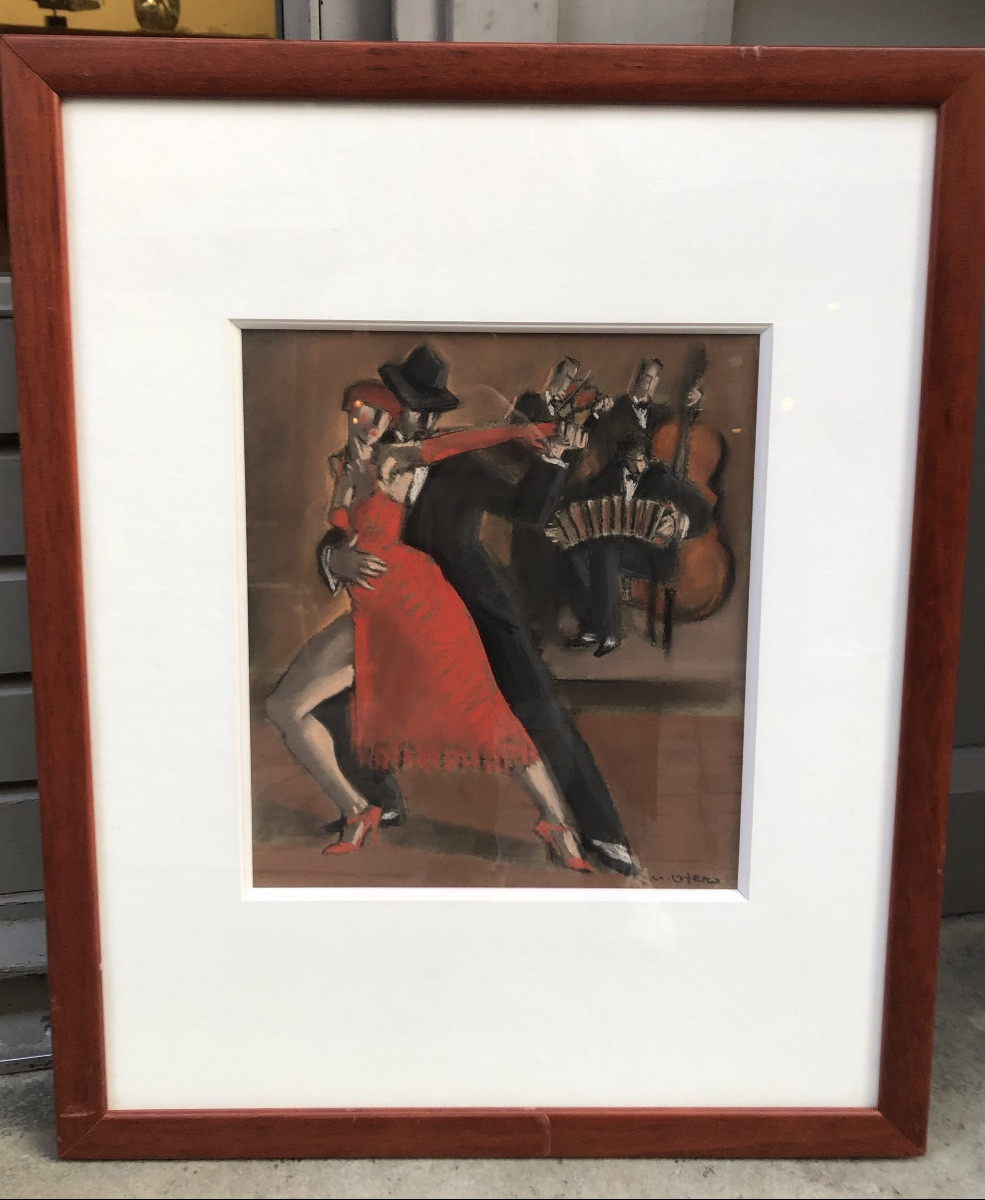 danseurs de Tango et orchestre par Mariano Otéro-photo-2