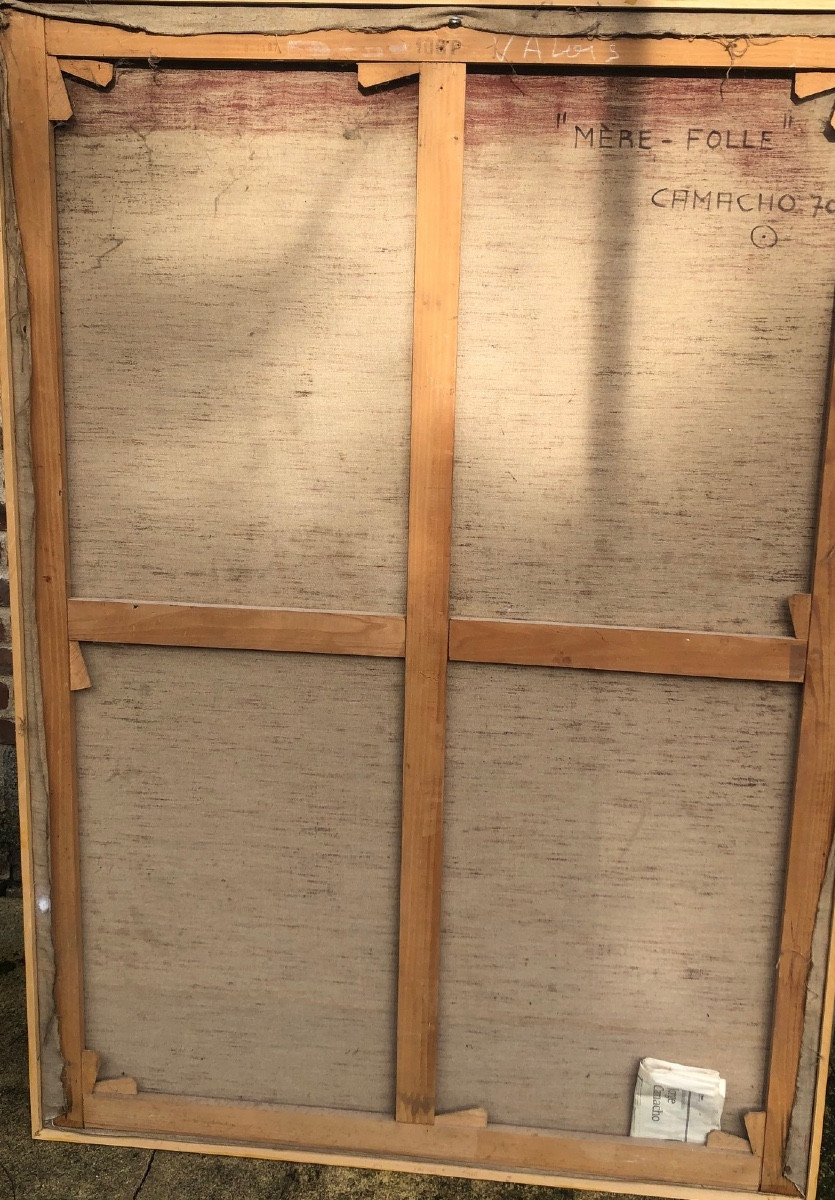 "crazy Mother" 1970 By Jorge Camacho -photo-2