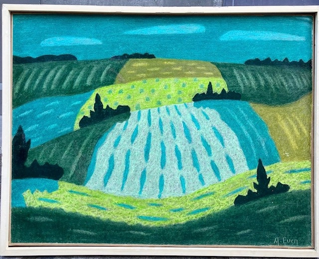 Les champs vert par André Even -photo-4