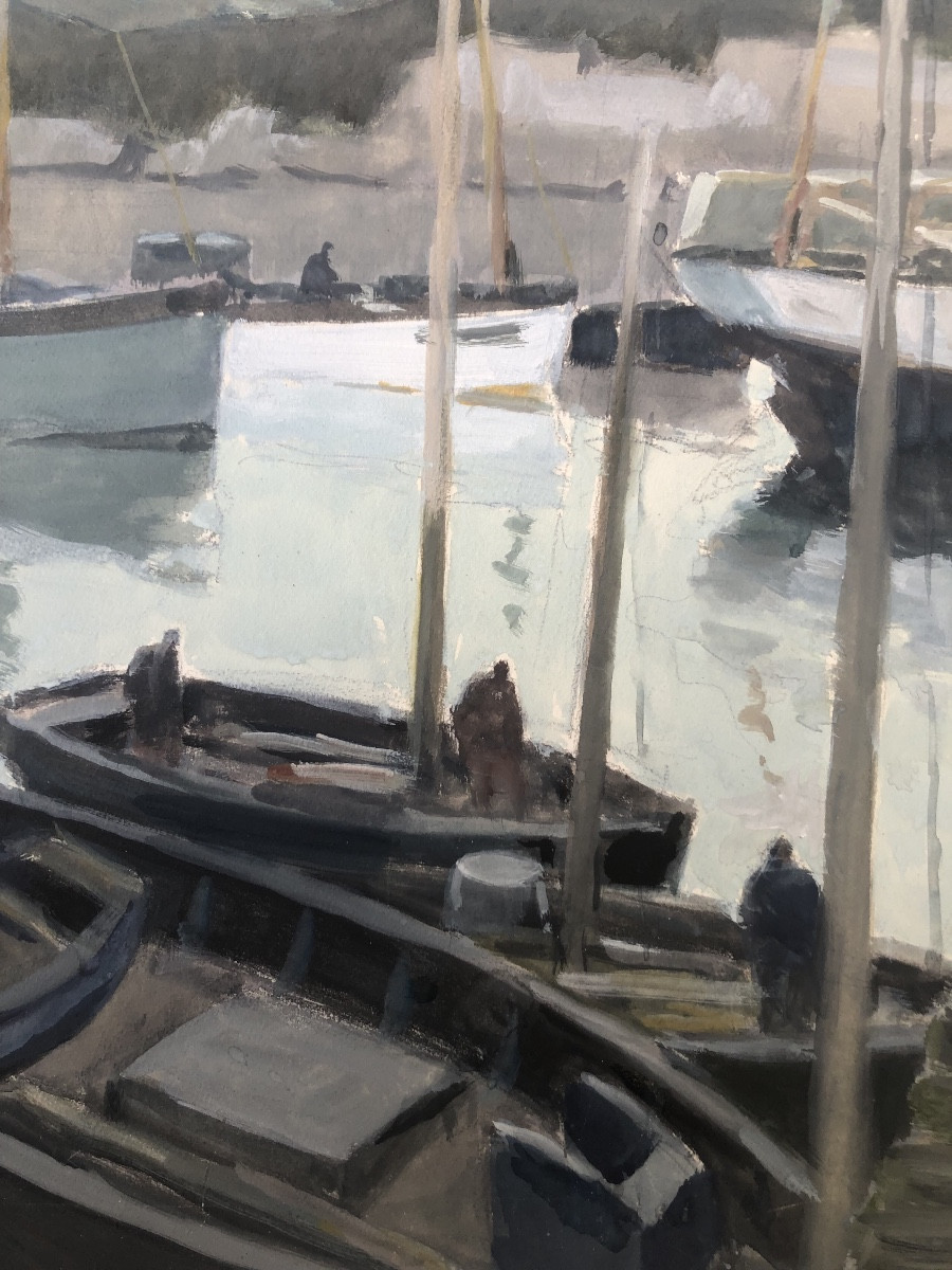 Douarnenez By Henri Maurice Cahours-photo-3