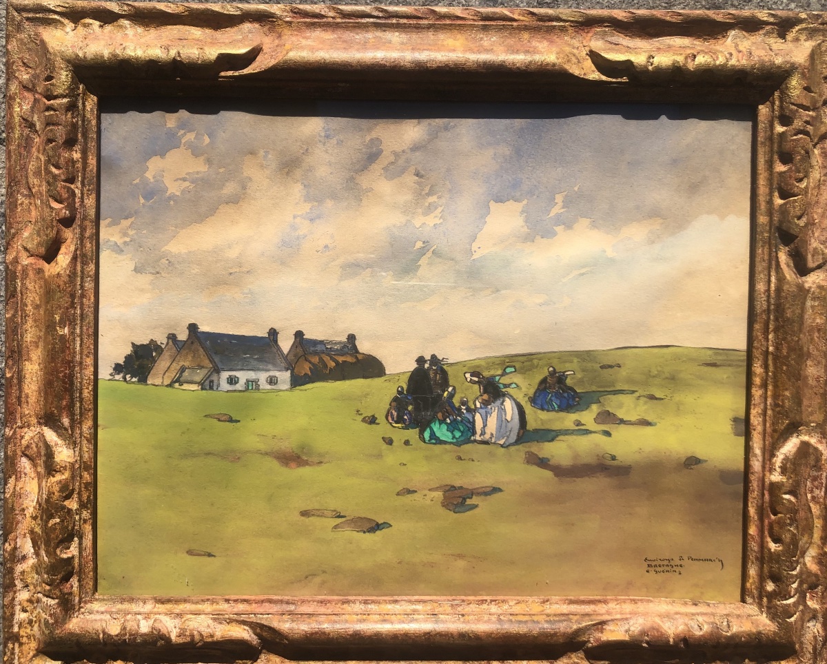 "the Surroundings Of Penmarc'h" In Brittany By Ernest Guérin -photo-2