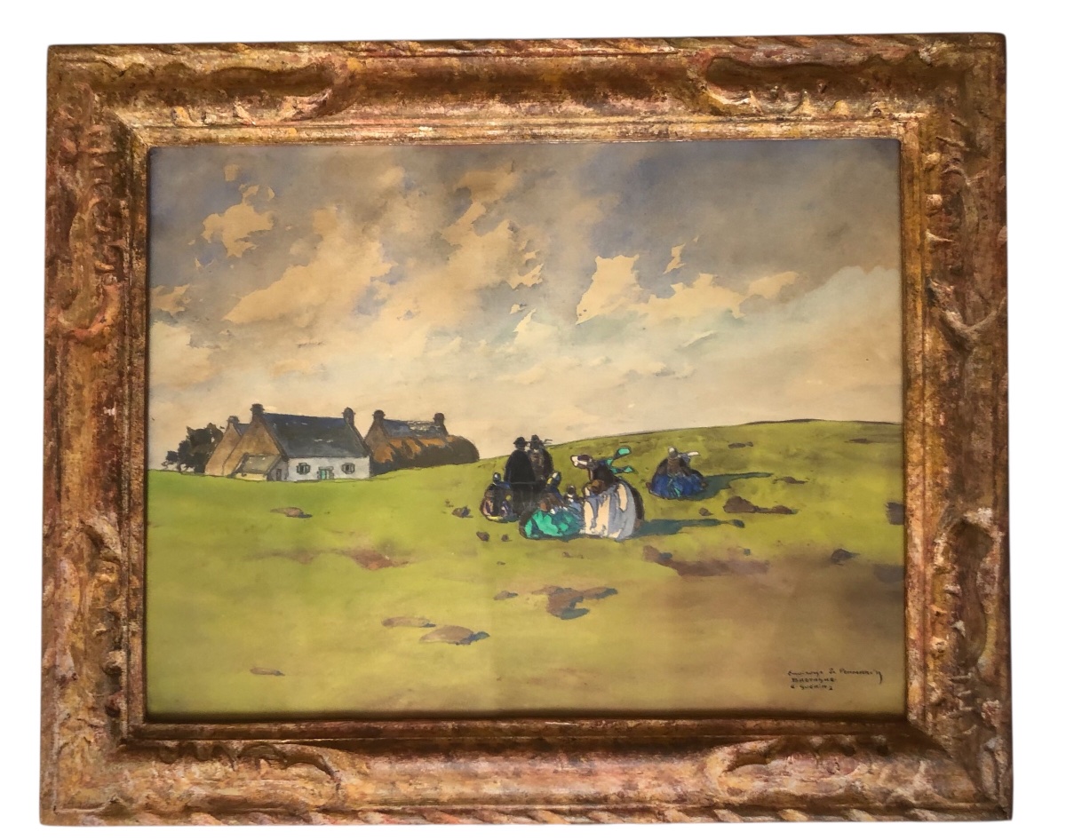 "the Surroundings Of Penmarc'h" In Brittany By Ernest Guérin 