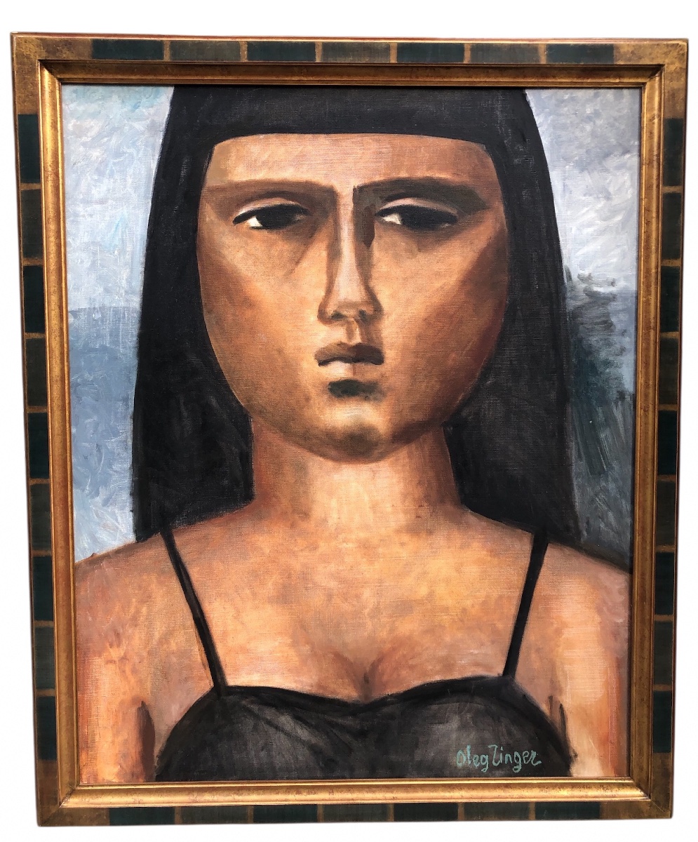 Portrait d'une femme par Oleg Zinger 