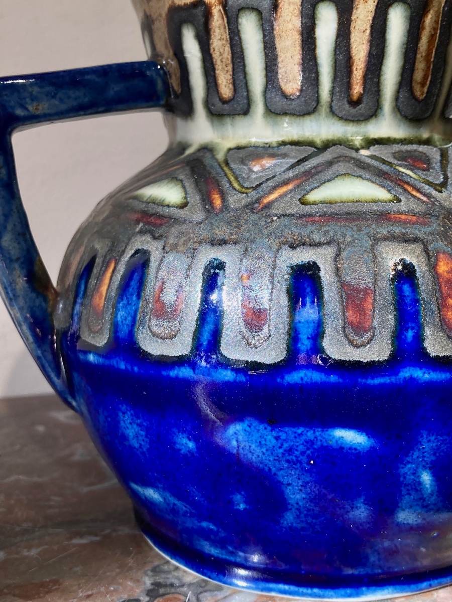 Vase pansu à deux anses Odetta Quimper -photo-4