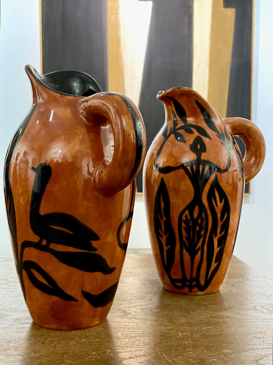 Ceramic Pitchers By Jean Lurçat For Sant Vicens -photo-3
