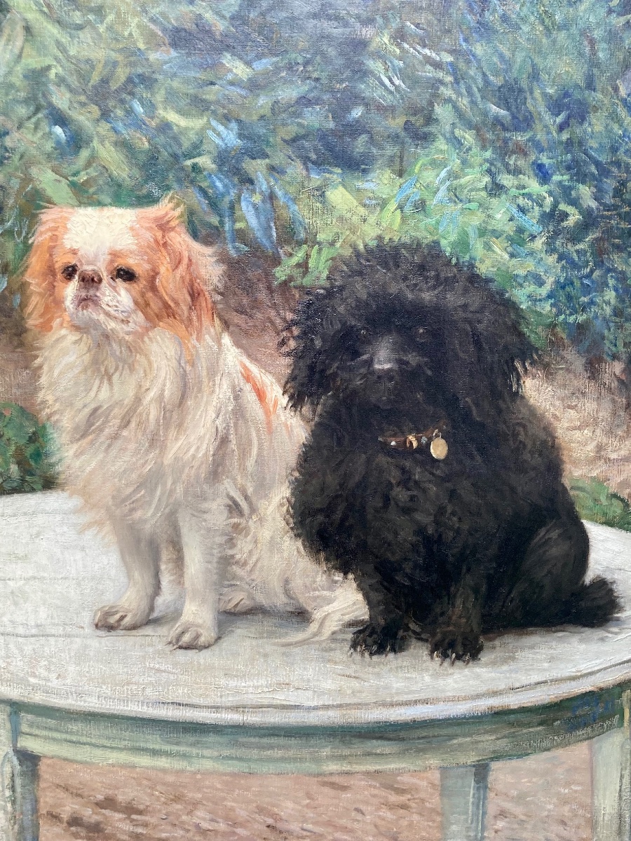 "two Dogs," By Alfred Swieykowski -photo-2