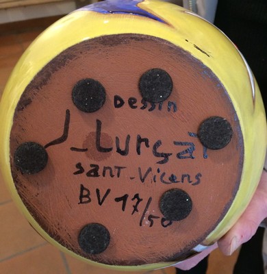 Pichet En Céramique à Motif De Lune et feuillages -photo-4