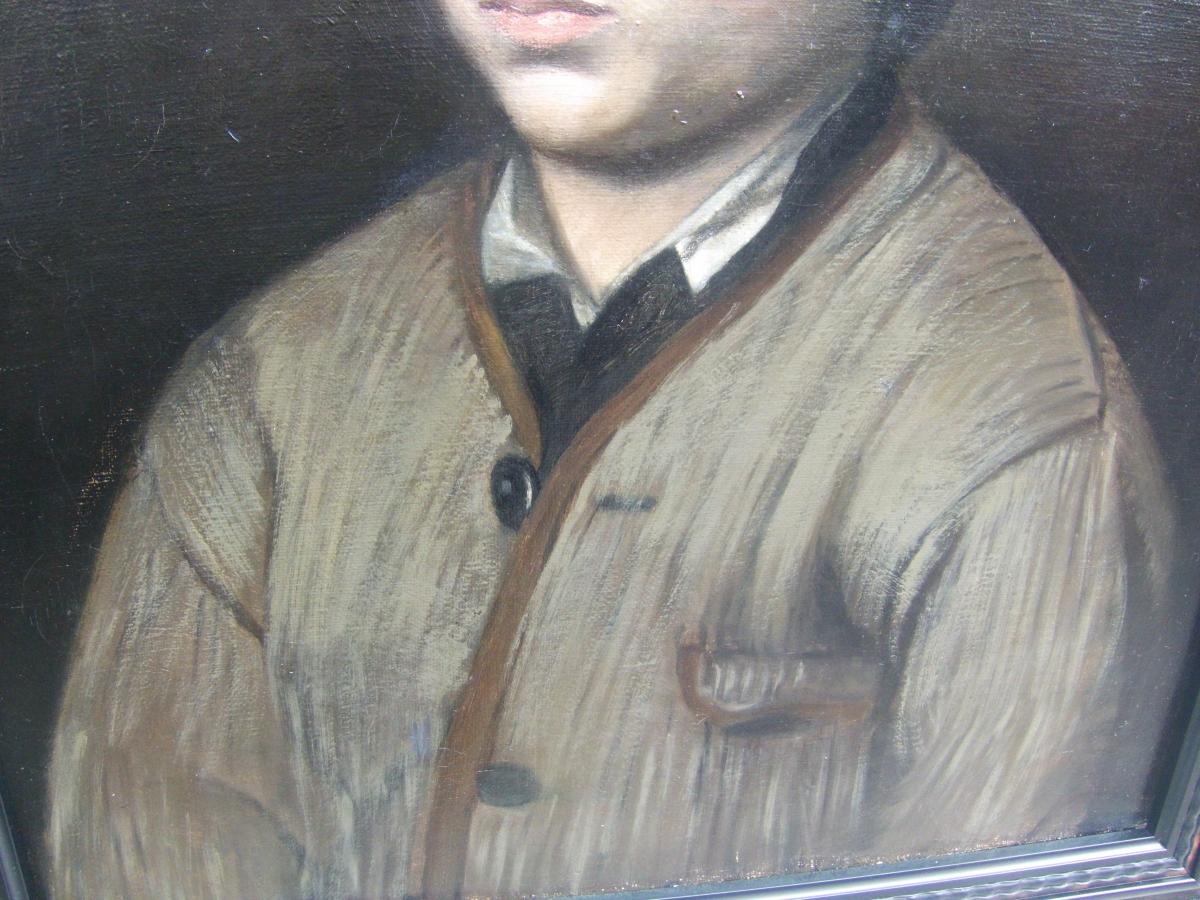 Portrait d'Un Jeune Ramoneur. Epoque Fin XIX ème.-photo-4