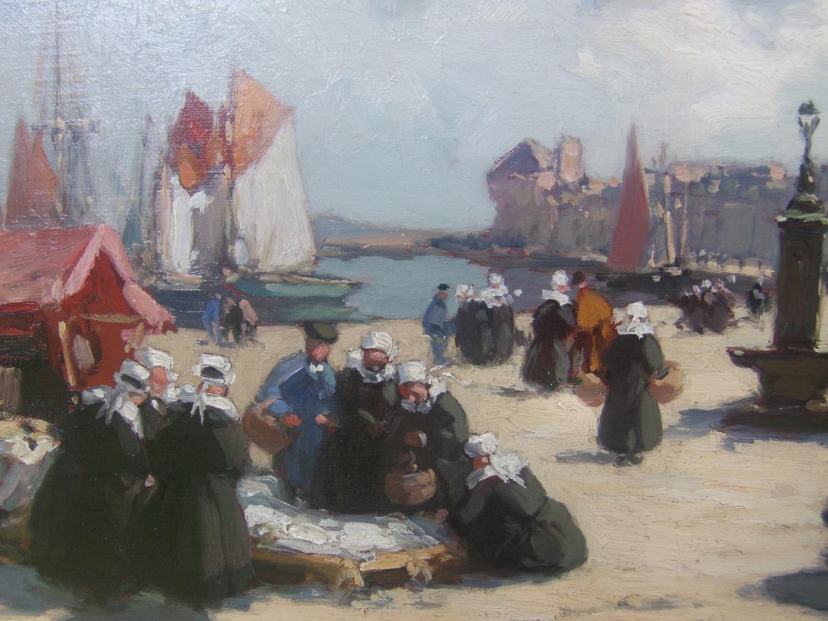 Henri Barnoin Marché en Bretagne Concarneau -photo-4