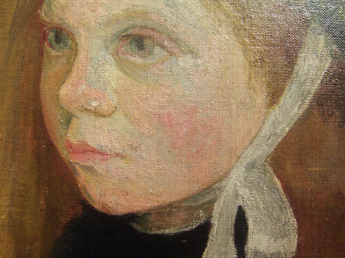 Portrait d'Une Petite Fille Bretonne-photo-1