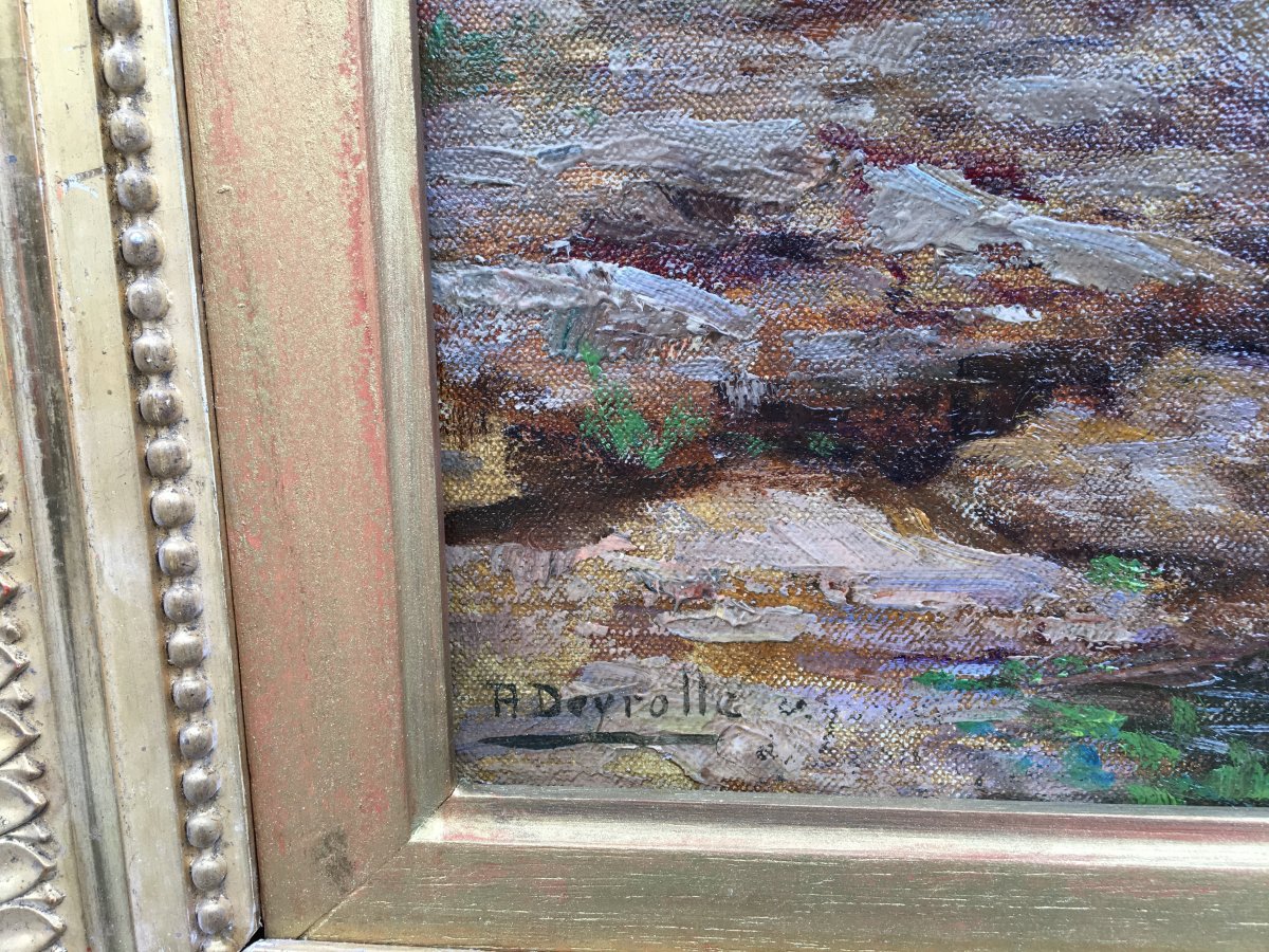 Lavandières En Bretagne Par Théophile Deyrolle -photo-4