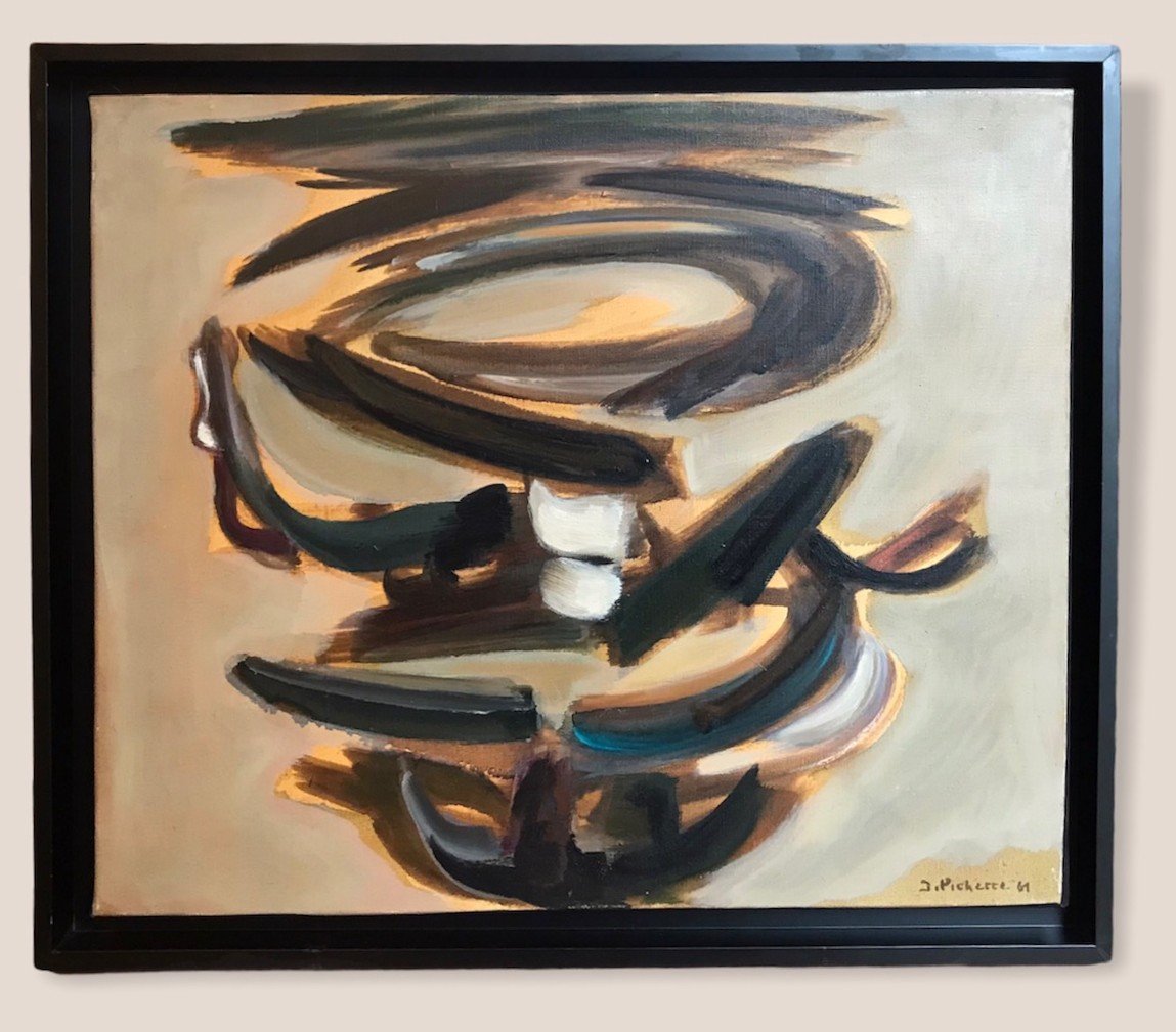 Tableau Abstrait Par James Pichette -photo-2