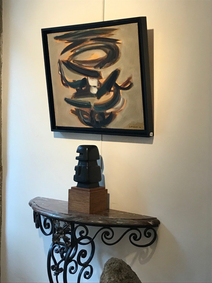 Tableau Abstrait Par James Pichette -photo-4