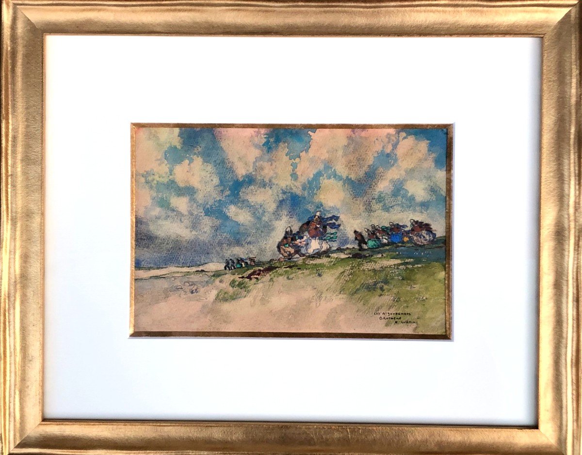 Bretonnes Dans La Lande Par Ernest Guérin -photo-1