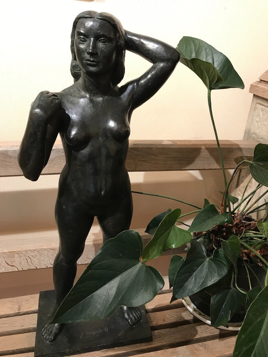 Large Female Nude Bronze-photo-2