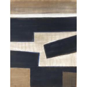 Large Oil On Canvas By Nicolas Carréga 