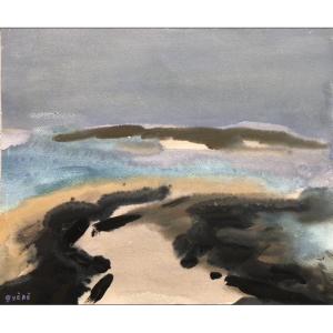 La plage Tréboul , Douarnenez par René Quéré