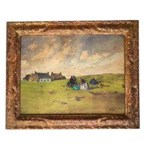 "Les environs de Penmarc'h" Bretagne par Ernest Guérin
