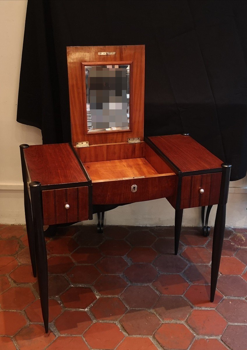 Console 1930 Forming Dressing Table Stamped Maurice Jallot-photo-7