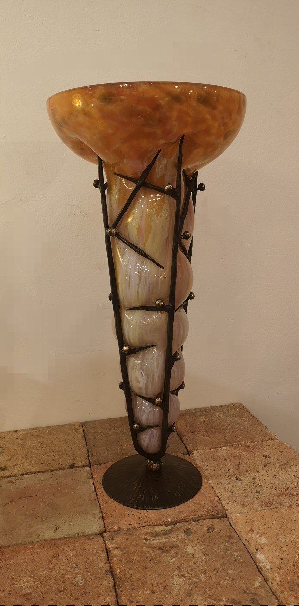 Schneider, Large Vase With Decor-photo-8
