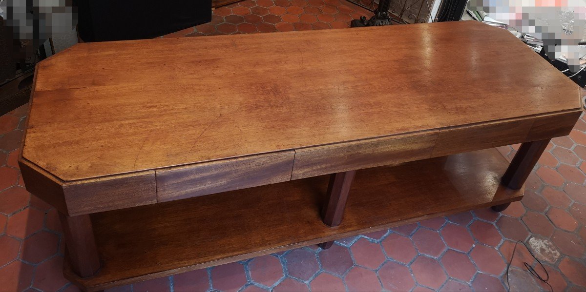 Table De Drapier, de Soyeux, Art Déco En Acajou -photo-6