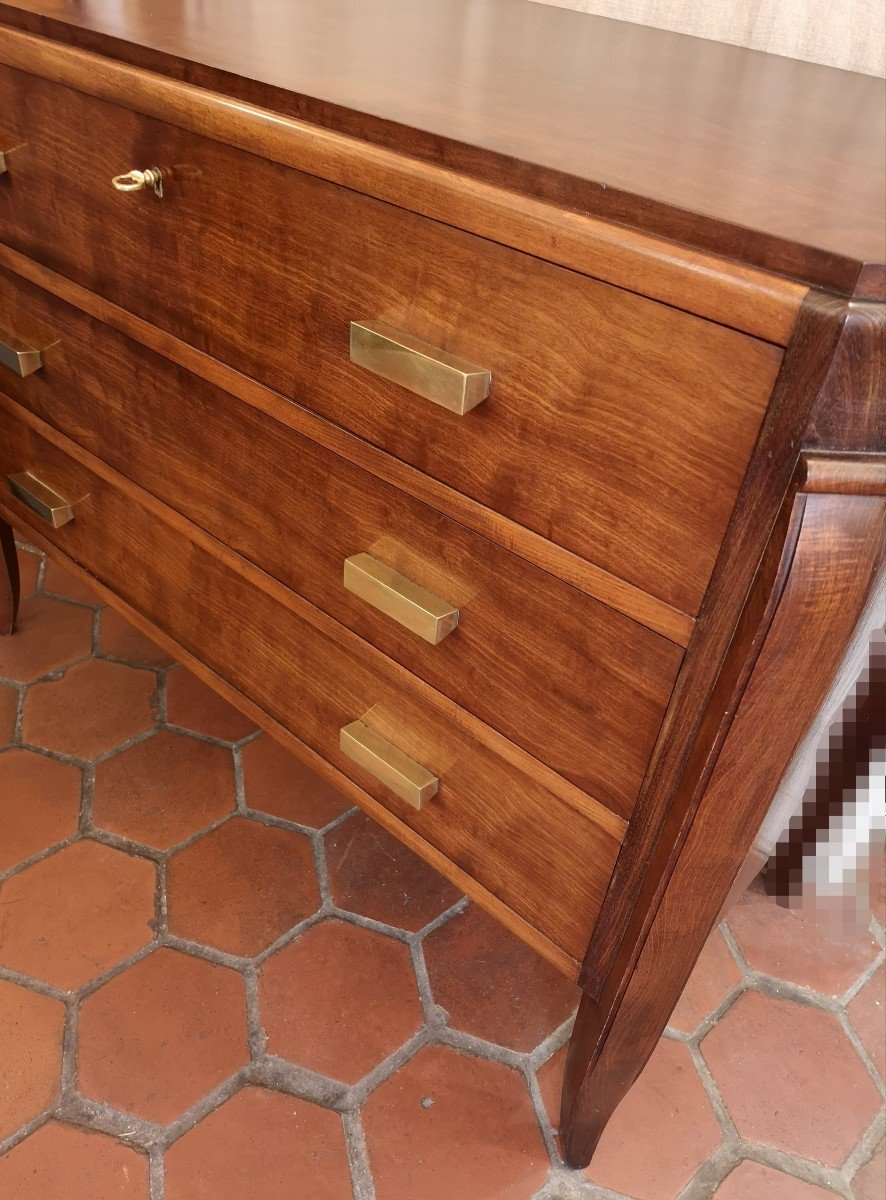 Art Deco Mahogany Commode From Fournier Frères-photo-2