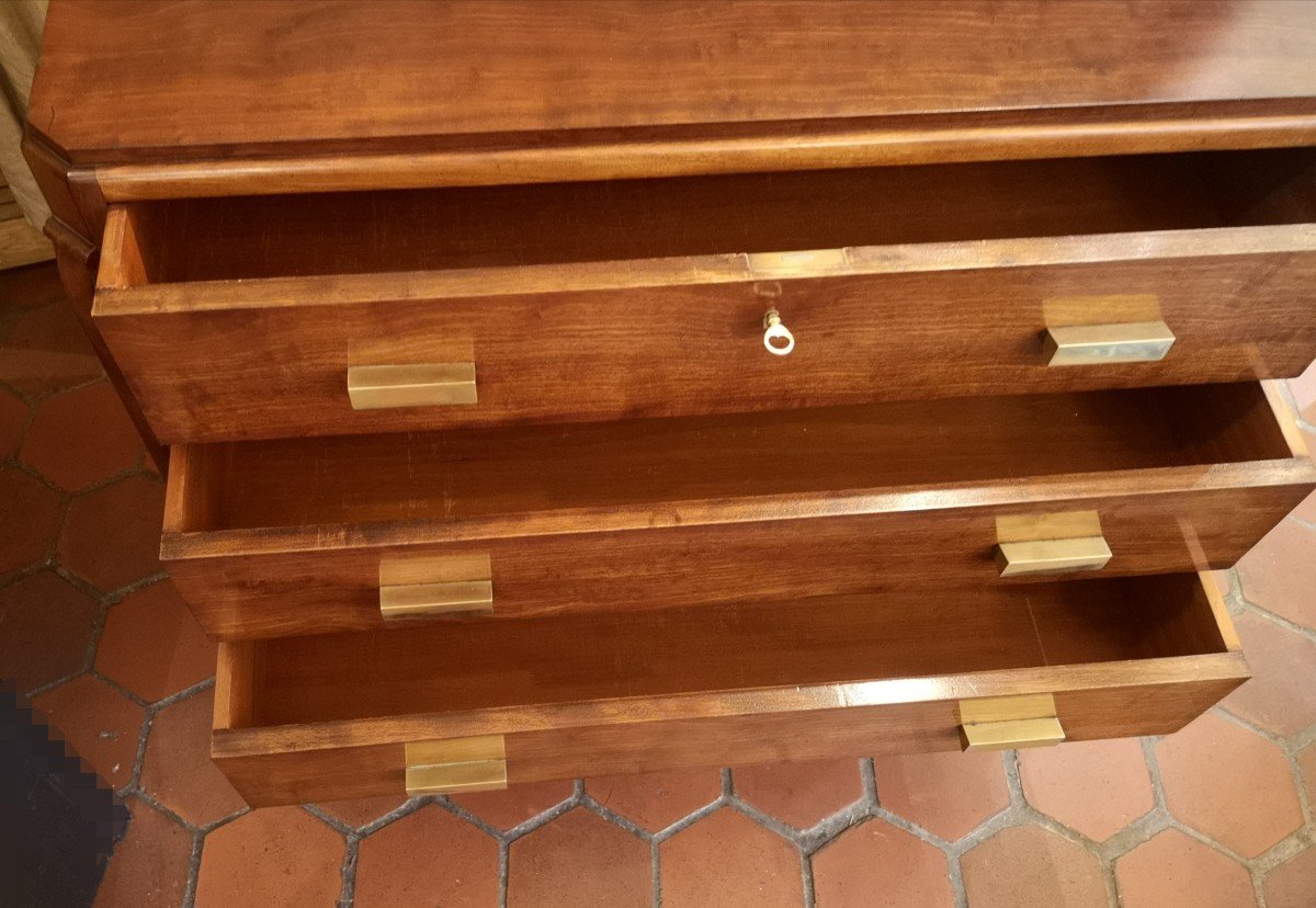 Art Deco Mahogany Commode From Fournier Frères-photo-3