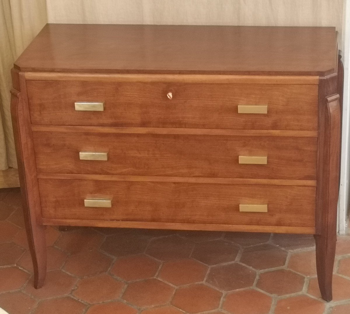 Art Deco Mahogany Commode From Fournier Frères