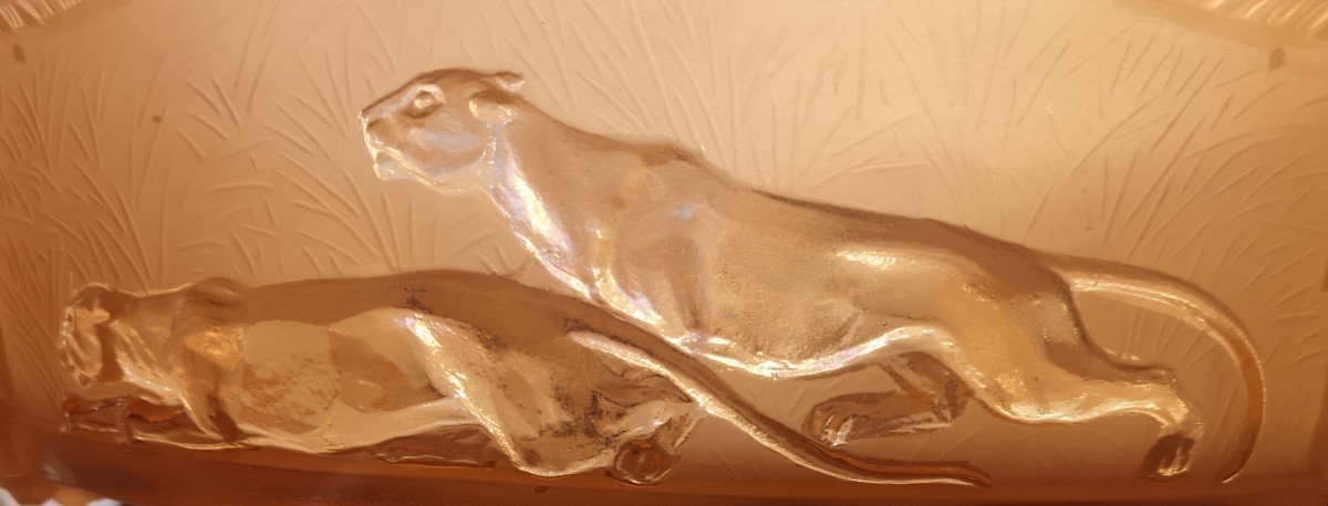 Lampadaire Art Déco 1930 En Fer Forgé Avec Sa Vasque Muller-photo-3