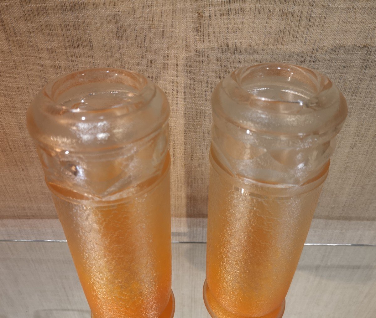 Paire De Vases Schneider, Rare Décor-photo-3