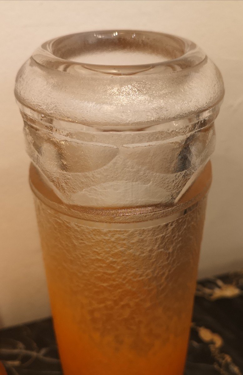 Paire De Vases Schneider, Rare Décor-photo-2