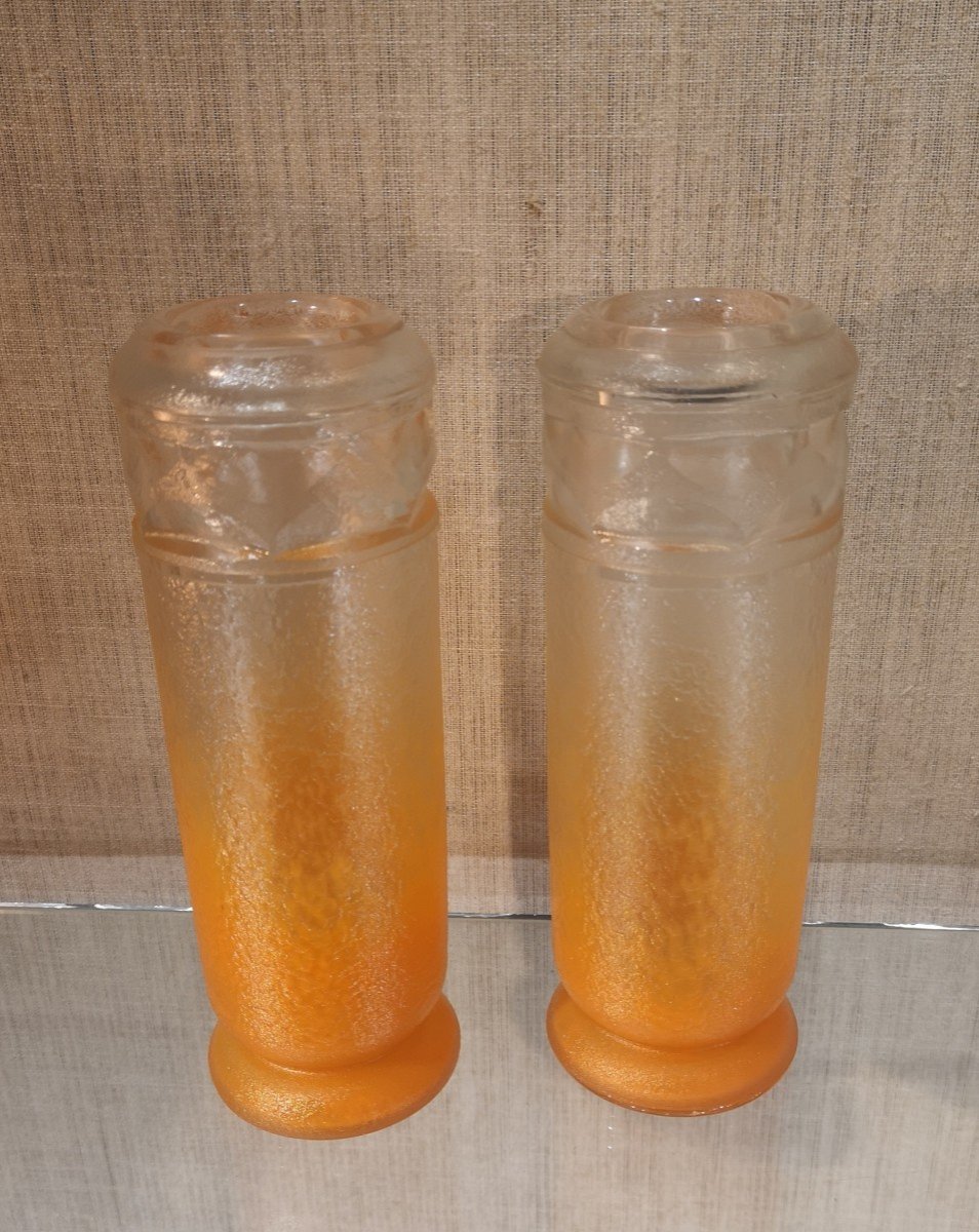 Paire De Vases Schneider, Rare Décor-photo-6