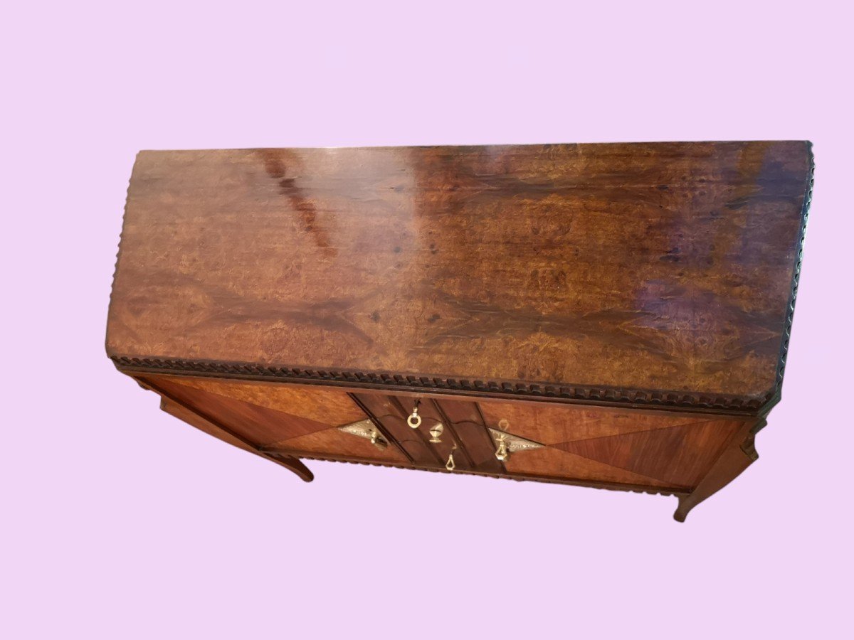 Art Deco, 1925-1930, Chest Of Drawers Stamped De Coene Frs-photo-2