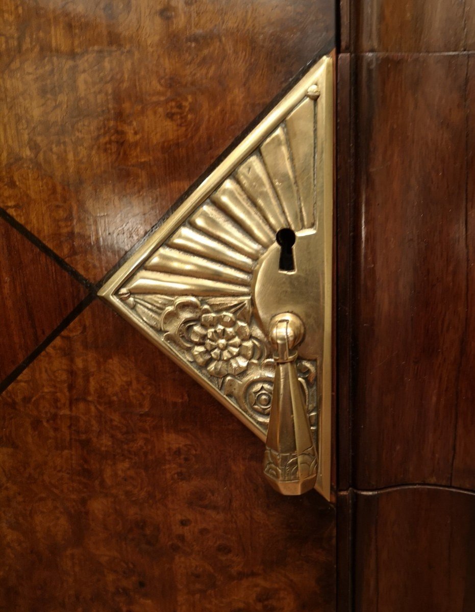 Art Deco, 1925-1930, Chest Of Drawers Stamped De Coene Frs-photo-8