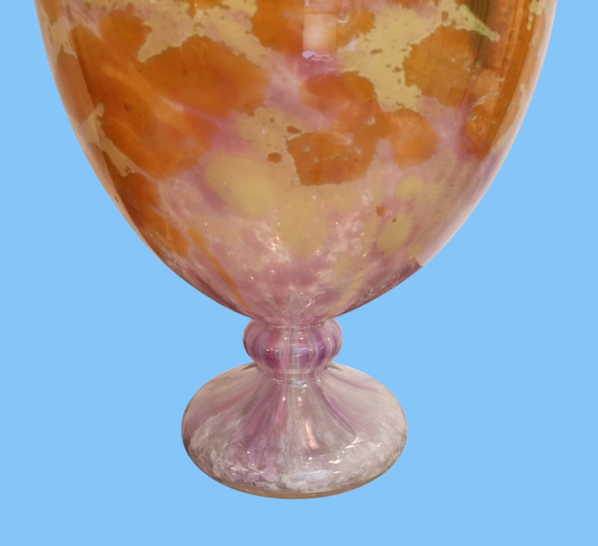 Schneider, Le Verre Français, Vase "jades" 1927/29, H: 31 Cm-photo-1