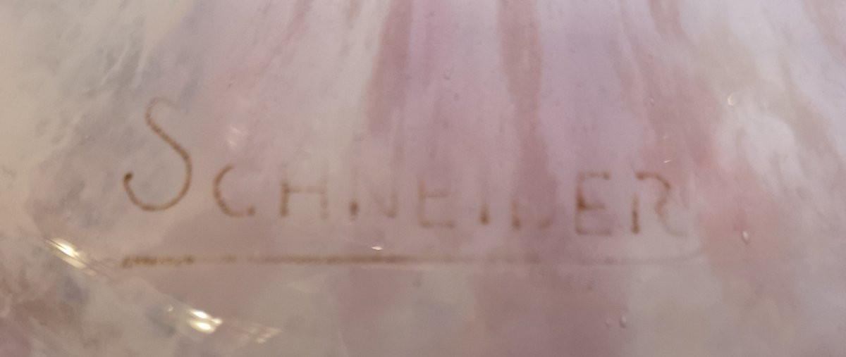 Schneider, Le Verre Français, Vase "jades" 1927/29, H: 31 Cm-photo-5