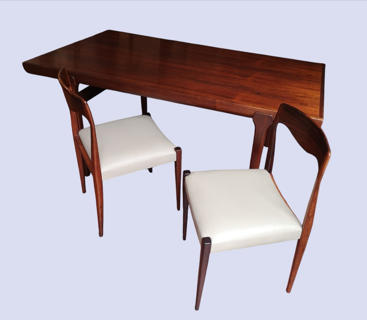 Table de salle à manger et six chaises design 19600-photo-2