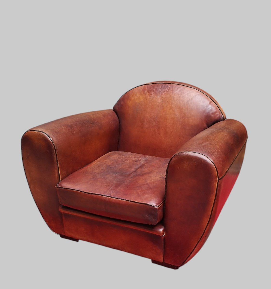 Pair Of Art Deco Club Armchairs 1920-photo-5