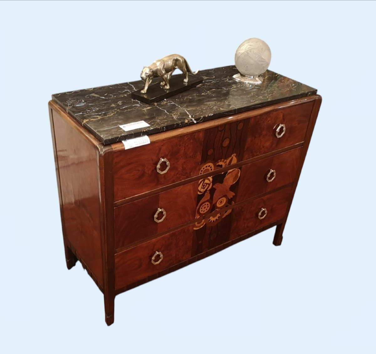 Art Deco Chest Of Drawers 1920/30-photo-4